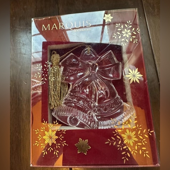 MARQUIS BY WATERFORD CRYSTAL - OUR FIRST CHRISTMAS BELL ORNAMENT - 2014 - Picture 1 of 8
